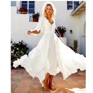 NWT FP White Beach Dress